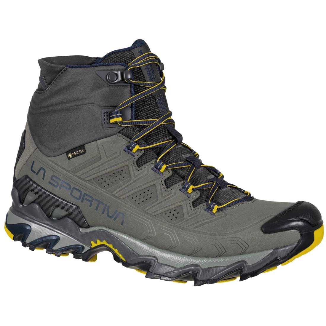 Męskie buty La Sportiva Ultra Raptor II Mid Leather GTX - Clay/Night Blue